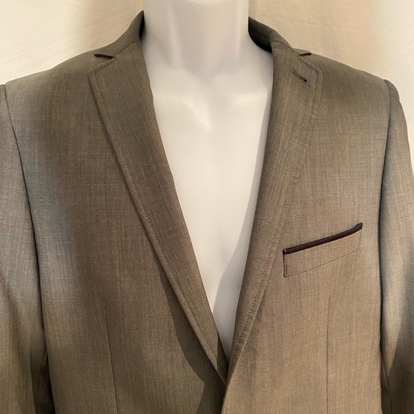 TOPMAN Men’s Grey Blazer Sz 40 - Picture 3 of 9